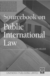 Sourcebook on public international law