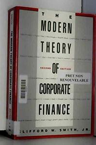 The Modern Theory of Corporate Finance