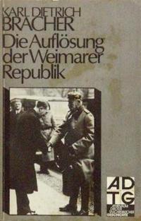 Die Auflösung der Weimarer Republik cover