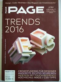 PAGE - Das Magazin der Kreativbranche cover