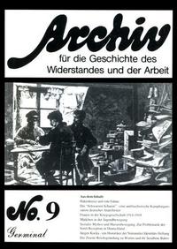 Archiv für die Geschichte des Widerstandes und der Arbeit 9 cover