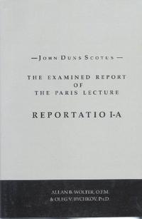The examined report of the Paris lecture cover