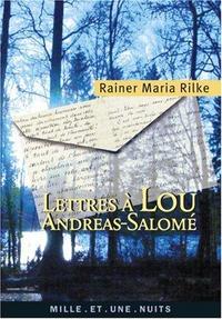 Lettres à Lou Andreas-Salomé cover