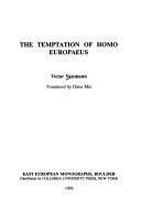 The temptation of Homo Europaeus