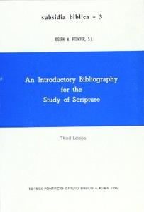 An introductory bibliography for the study of Scripture
