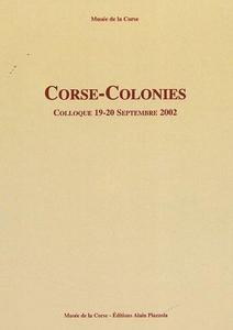 Corse - Colonies: colloque 19-20 septembre 2002
