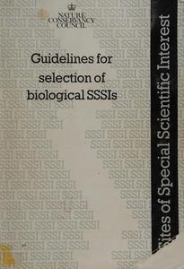 Guidelines for selection of biological SSSIs