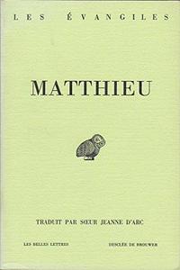 L'évangile selon Matthieu (édition bilingue grec-français) (DDB.CHRISTIANIS)