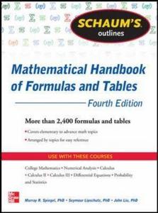 Mathematical Handbook Of Formulas And Tables