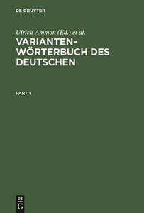 Variantenwörterbuch des Deutschen