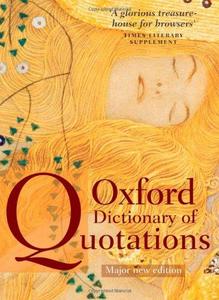 Oxford dictionary of quotations