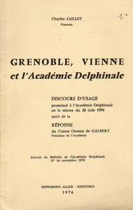 Grenoble, Vienne et l'académie delphinale