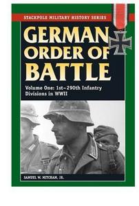 German Order of Battle : 1st-290th Infantry Divisions in WWII.