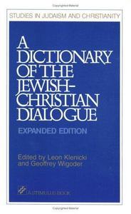 A dictionary of the Jewish-Christian dialogue