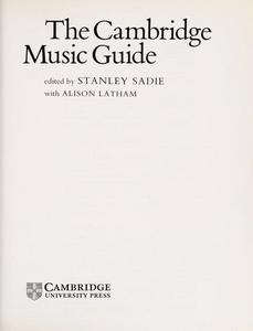 The Cambridge music guide