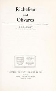 Richelieu and Olivares