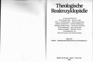 Theologische Realenzyklopa die