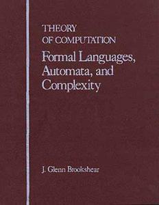 Theory of Computation : Formal Languages, Automata, and Complexity