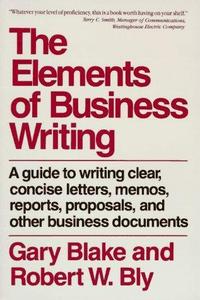 The elements of business writing
