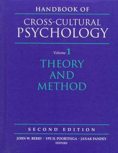 Handbook of cross-cultural psychology Volume 1