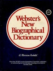 Webster's New Biographical Dictionary