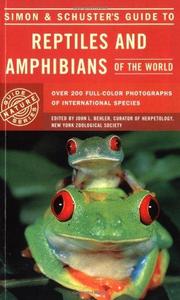 Simon & Schuster's Guide to Reptiles and Amphibians of the World
