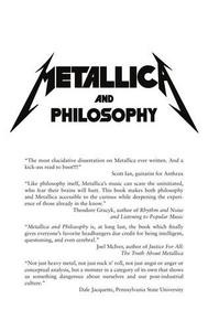 Metallica and Philosophy