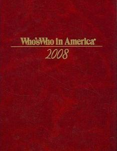 Who's who in America, 2008.