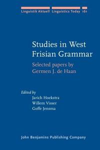 Studies in West Frisian Grammar