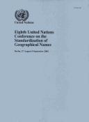 Eighth United Nations Conference on the Standardization of Geographical Names