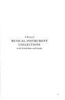 A survey of musical instrument collections in the United States and Canada