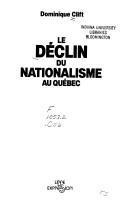 Le déclin du nationalisme au Québec
