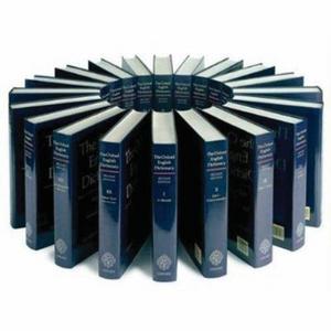 Oxford English Dictionary: 20 vol. print set & CD ROM