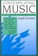 Contemplating Music : Challenges to Musicology