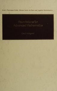 Foundations for advanced mathematics