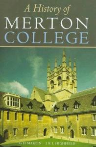 A History of Merton College, Oxford