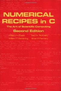Numerical recipes in C : the art of scientific computing
