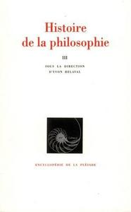 Histoire de la philosophie, tome 3