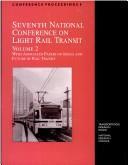 Seventh National Conference on Light Rail Transit