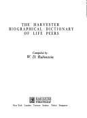 The Harvester biographical dictionary of life peers
