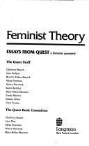 Building Feminist Theory: Essays from Quest.