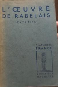 Œuvre de Rabelais Extraits