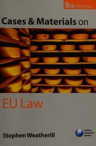 Cases and Materials on EU Law