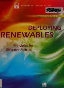 Deploying Renewables : Principles for Effective Policies