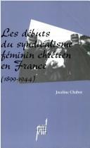 Les débuts du syndicalisme féminin chrétien en France