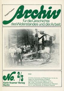 Archiv für die Geschichte des Widerstandes und der Arbeit 2/3