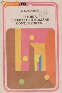 Istoria literaturii române contemporane, 1900-1937