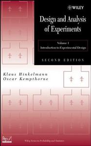 Design and Analysis of Experiments, Introduction to Experimental Design