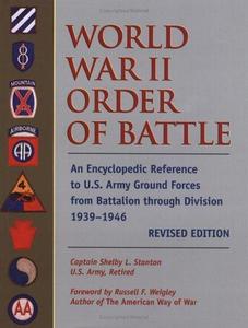 World War Two Order of Battle, U.S. Army