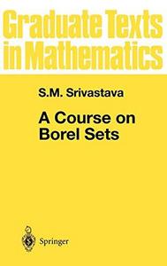 A course on Borel sets